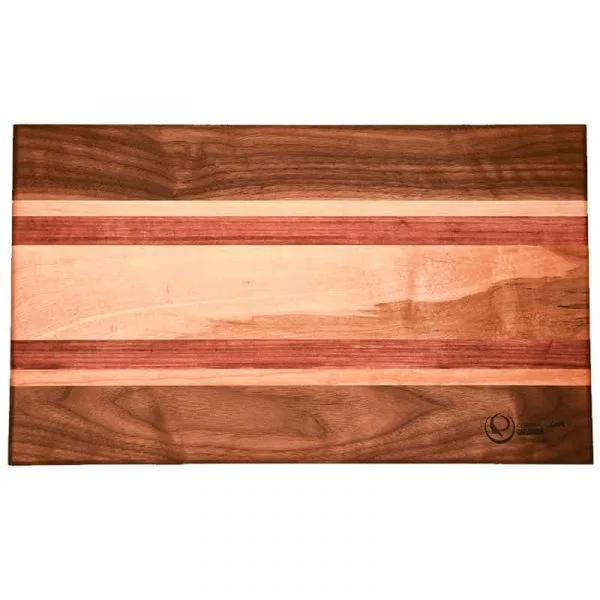 Cutting/Serving Board - Walnut, Cherry, Purple Heart, Maple - Image 3