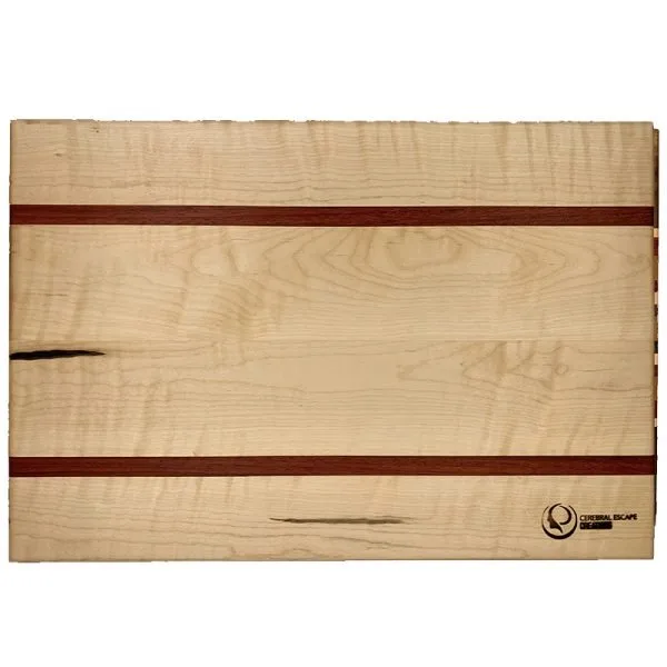 Cutting/Serving Board - Maple & Padauk - Image 3